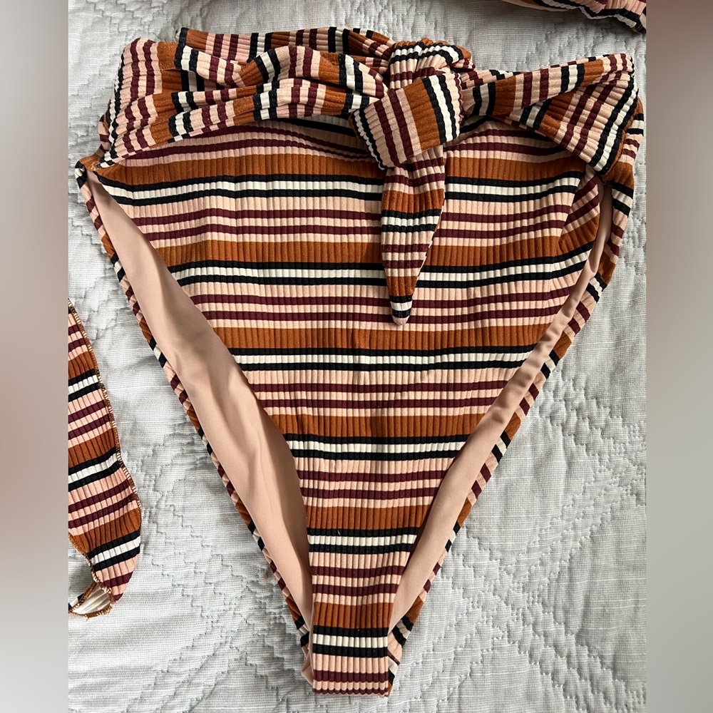 Montce Paula - Donna Rib High-Waisted Bikini Bottom